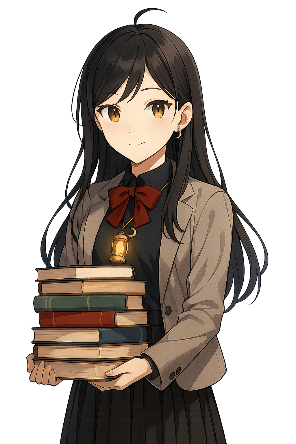 本を運ぶ灯さん